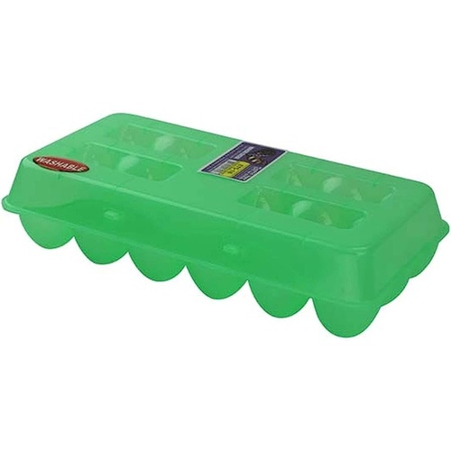 Tuff Stuff ETS18 Plastic Egg Tray Suite 18 Eggs Clear Green