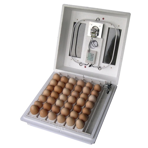 Pro Digital Incubator with Auto-Egg Turner, 40 W, 41 Large Chicken Eggs Egg, 99.5 to 100.5 deg F White