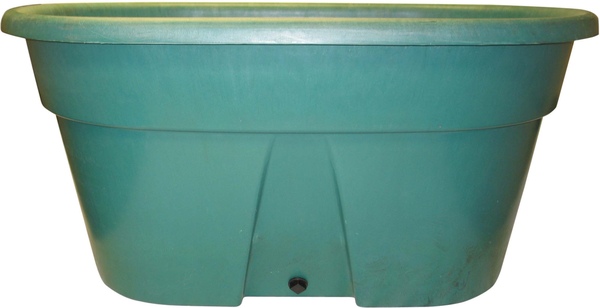 HIGH COUNTRY PLASTICS AQ-100 High Country 100 Gallon Aqua Stock Tank with 1.25 Drain Installed