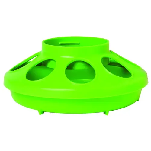 Plastic Feeder Base 1 Qt - Apple Green