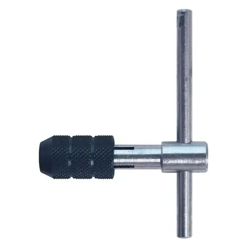 T-Handle Tap Wrench, Carbon Steel, 3.0 to 6.0 mm, 0 to 1/4-In.