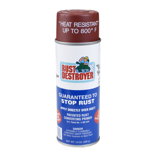 Rust Destroyer 73013RD Rust Prevention Paint No Indoor and Outdoor Matte Red Oil-Based Alkyd-Based 13 oz Red