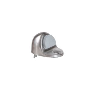 Wrought Universal Dome Stop with Combo Pack Screws Satin Chrome by Satin Stainless Steel Finish