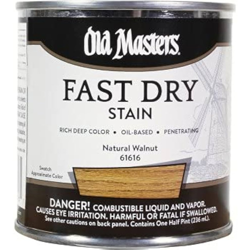 Old Masters Fast Dry Stain - Natural Walnut - 1/2 Pint