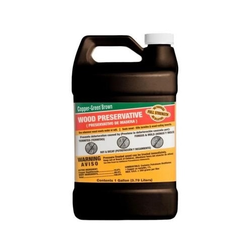 Copper Green CB 1-XCP4 Wood Preservative Flat Brown Oil-Based 1 gal Brown - pack of 4