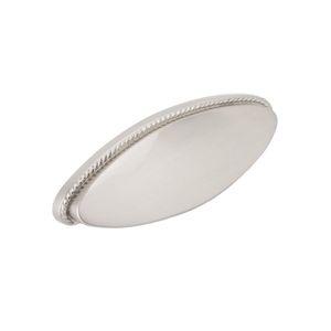 9100 3-3/4" Cap Cabinet Pull Satin Nickel Finish