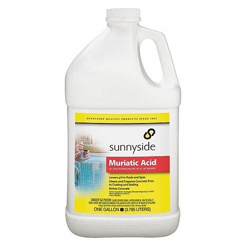 Muriatic Acid - Hydrochloric Acid 31.4%(20 Baume) - Gallon