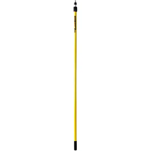 Mr. LongArm 6512 Alumiglass Extension Pole, 1-1/4 in Dia, 6.1 to 11.6 ft L, Aluminum, Fiberglass Handle Yellow