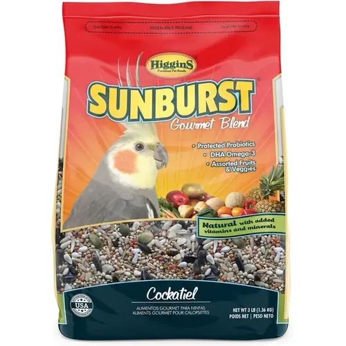 Sunburst Cockatiel Food - 3 lb. Bag