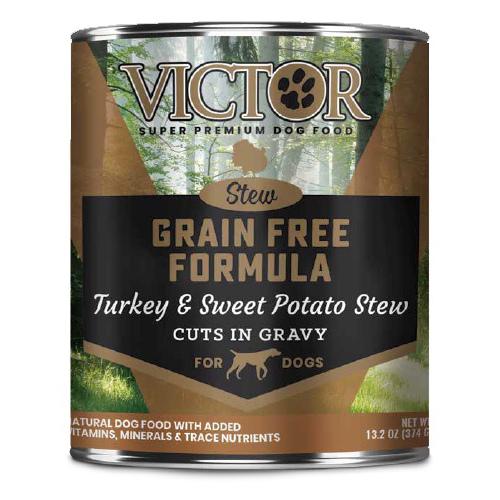 Victor - Mid America Pet Food CAN5528 Victor Grain-Free Turkey & Sweet Potato Stew Canned Dog Food - 13.2oz