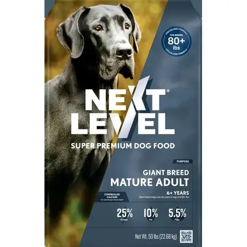 Next Level Pet Food 107GM50 Next Level Giant Mature Adult 50 Pound Bag