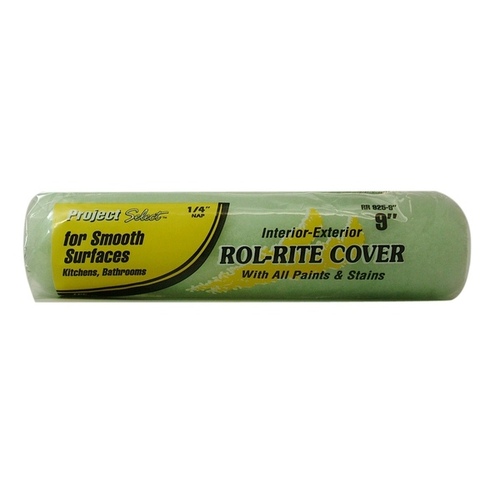 Paint Roller Cover Rol-Rite Polyester 9" W X 1/4" S Regular Mint Green - pack of 24