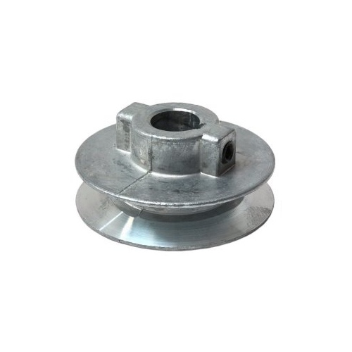 CDCO 250A6 -5/8 V-Groove Pulley, 5/8 in Bore, 2-1/2 in OD, 2-1/4 in Dia Pitch, 1/2 in W x 11/32 in Thick Belt, Zinc