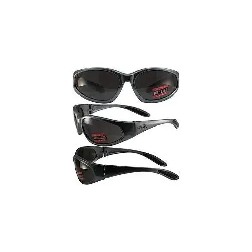 Global Vision Eyewear HERC7SM Global Vision Eyewear Hercules Series Safety Sunglasses with Grey Frame and Smoke Safety Lens