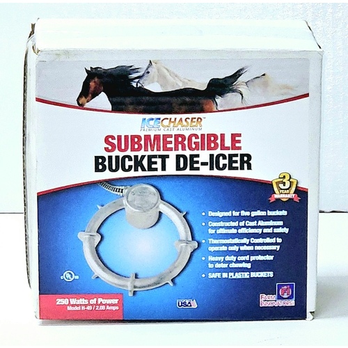 Farm Innovators H-49 Aluminium Bucket De-Icer 250Watts