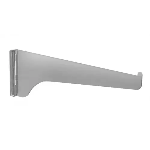 Shelf Bracket, 10 in L, Steel, Anochrome - pack of 10