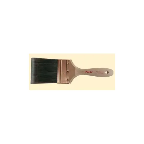 XL Swan Wall Brush, 3 in W, 3-7/16 in L Bristle, Nylon/Polyester Bristle, Beavertail Handle Tan