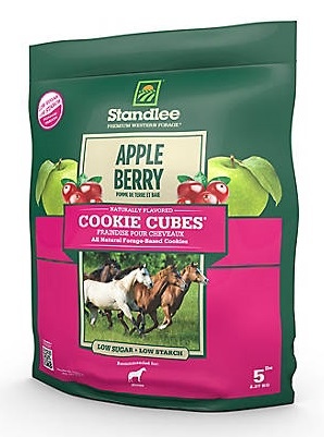 STANDLEE PREMIUM PRODUCTS LLC 1585-41008-0-0 Apple Berry Cookie Cube Horse Treats 5-lbs