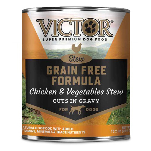 Victor Grain-Free Chicken & Vegetables Entree in Gravy Canned Dog Food - 13.2oz - pack of 12