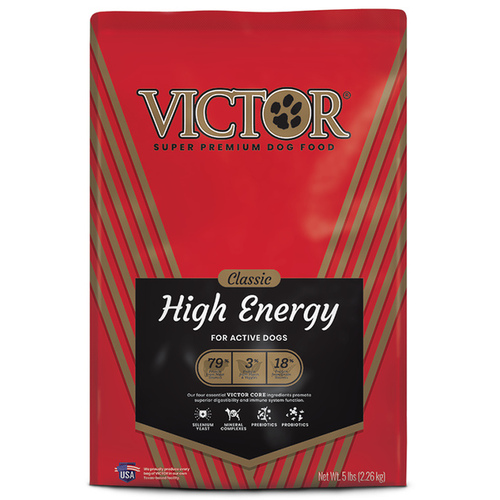 Victor - Mid America Pet Food HE2367 Victor High Energy Formula Dry Dog Food - 40 lb Bag