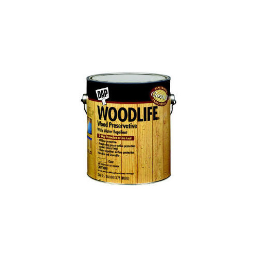 Wolman 00903 WoodLide Classic Wood Preservative, Clear, Liquid, 1 gal, Can