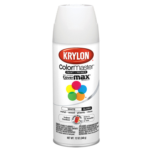 Krylon Indoor/Outdoor Glossy White Aerosol