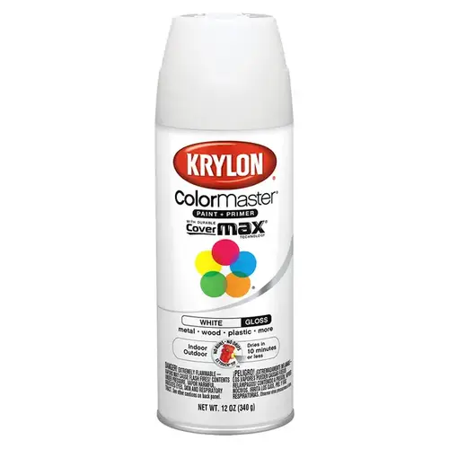 KRYLON (5545) Krylon Indoor/Outdoor Glossy White Aerosol