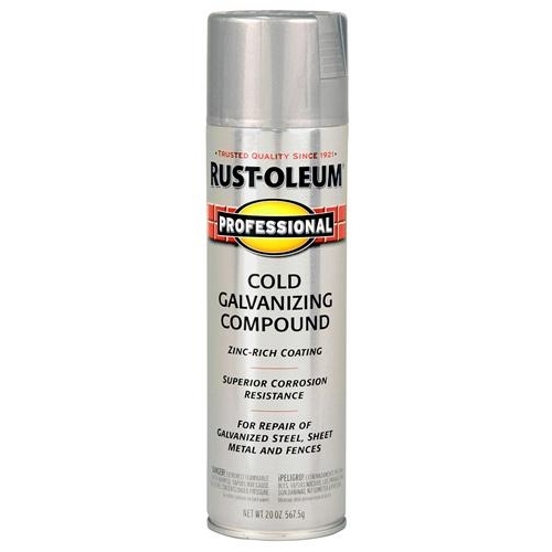 PROFESSIONAL Galvanizing Compound Spray Paint, Bright Gray, 20 oz