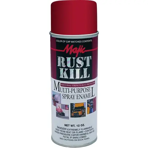 Rust Kill Multi-Purpose Spray Enamel - Red