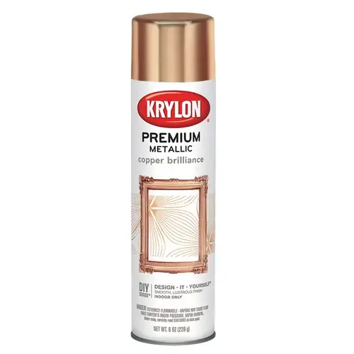 KRYLON 35802176 Krylon Premium Metallic 8 oz - Copper