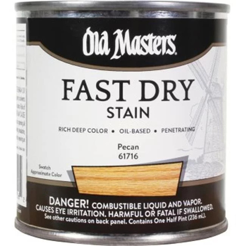 Old Masters Fast Dry Stain - Pecan - 1/2 Pint