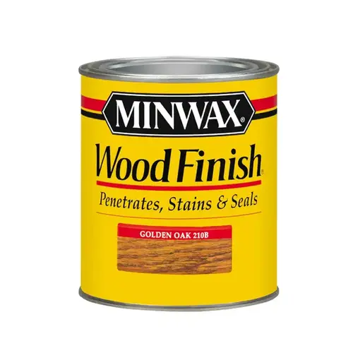 Wood Finish Wood Stain, Golden Pecan, Liquid, 1 qt, Can