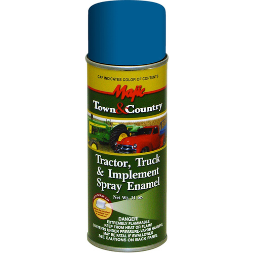 TRUE VALUE MFG COMPANY 8-20968-8 Majic Town & Country Tractor, Truck & Implement Spray Enamel - Ford Blue