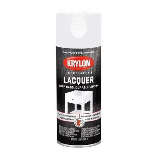 Krylon Lacquer Aerosol Gloss White