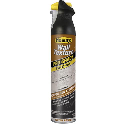 Homax 4565 Wall Texture, Liquid, Solvent, Gray/White, 25 oz Can