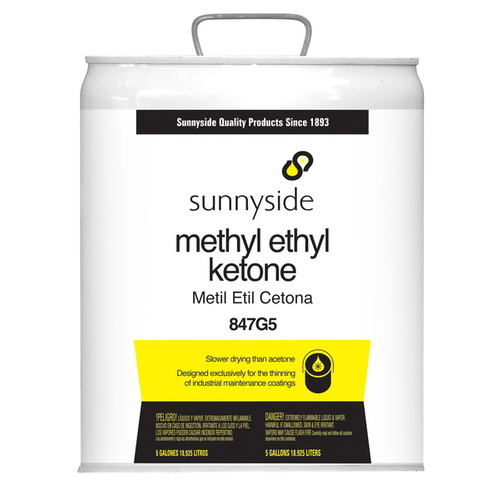 Sunnyside Methyl Ethyl Ketone MEK 5 Gal 847-G5