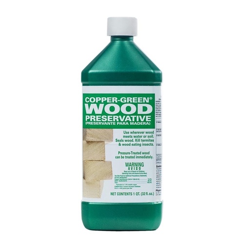 Copper Green 10% Naphthenate Wood Preservative - Quart