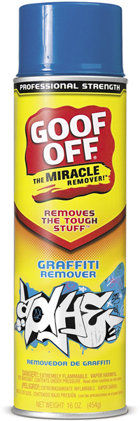 Goof Off FG673 Graffiti Remover, Opaque Viscous Liquid, 16 oz