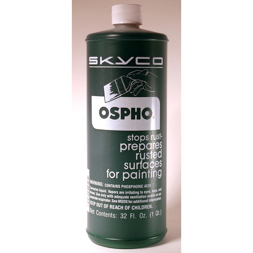 OSPHO QUART-XCP12 QTS Rust Inhibitor, Liquid, Acrid, Green, 1 qt, Jug - pack of 12