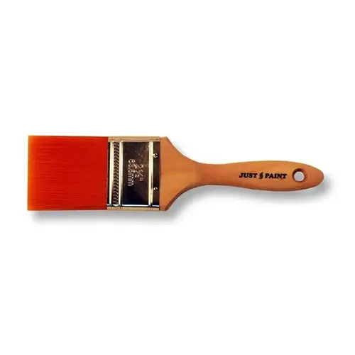 Just Paint Brush Straight Cut - 2.5 inch Beaver Tail Handle