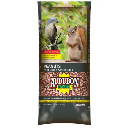 Audubon Peanuts - 3lbs. Bag - pack of 12