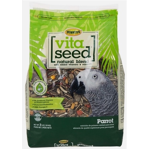 Higgins Premium Pet Foods PA21001 Vita Seed Parrot Food - 3 lb. Bag