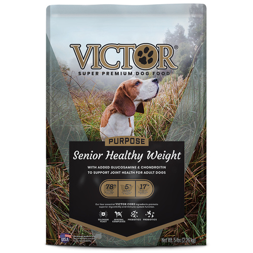 Victor Senior Healthy Weight Dry Dog Food - 5lb - pack of 6