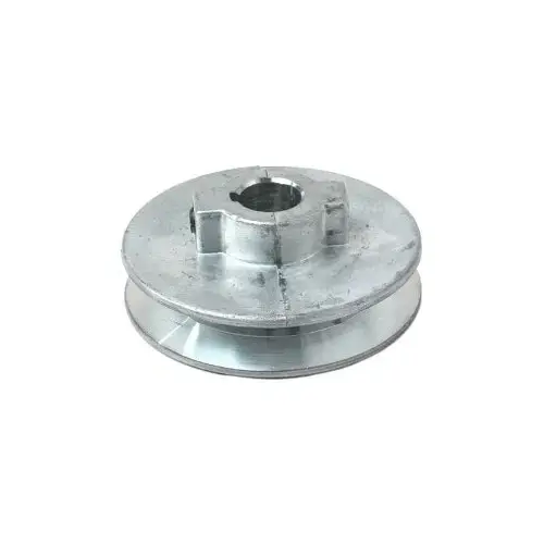 CDCO 300A5 -1/2 V-Groove Pulley, 1/2 in Bore, 3 in OD, 2-3/4 in Dia Pitch, 1/2 in W x 11/32 in Thick Belt, Zinc