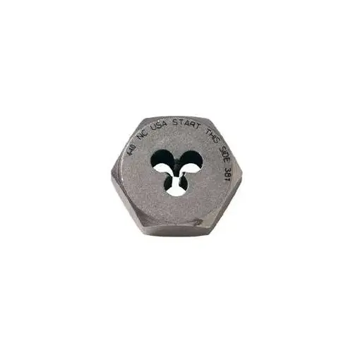 Machine Screw Hex Die, 4-40 National Coarse, 1-In.