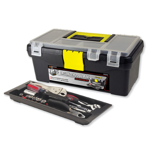 12.5" Plastic Tool Box