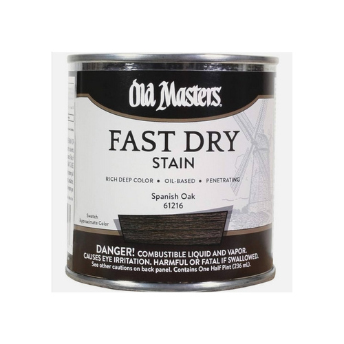 Old Masters Fast Dry Stain - Spanish Oak - 1/2 Pint