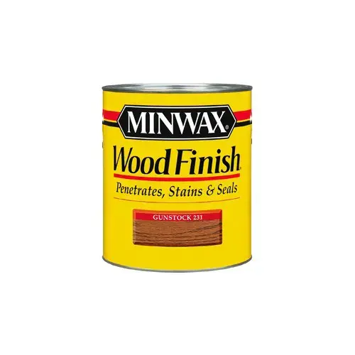 Penetrating Wood Stain Wood Finish Semi-Transparent Red Chestnut Oil-Based 1 qt Red Chestnut