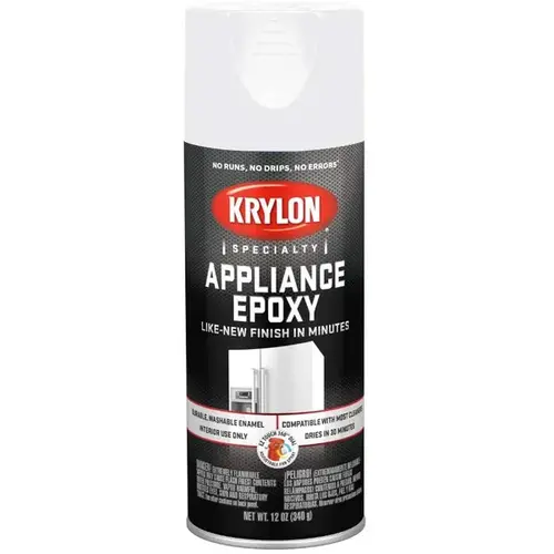 Krylon Appliance Epoxy Paint White Aerosol