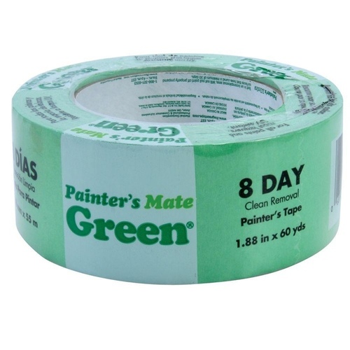 Painter's Tape 1.88" W X 60 yd L Green Medium Strength Green